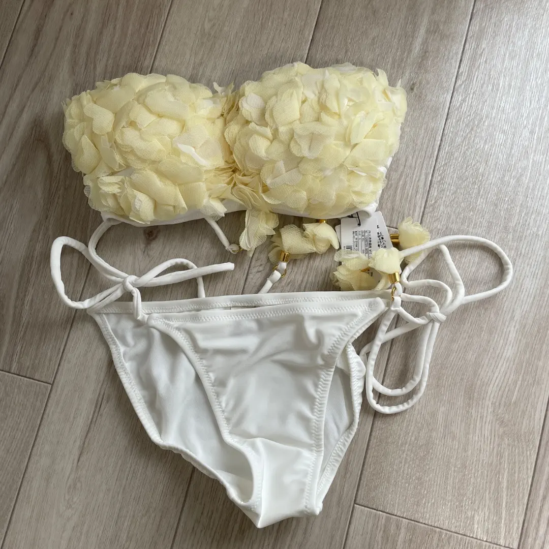 値下げ　rienda suelta 水着　ビキニ ブルー　美品 2025年最新】rienda suelta 汚れ・破れ・臭いなど：なし