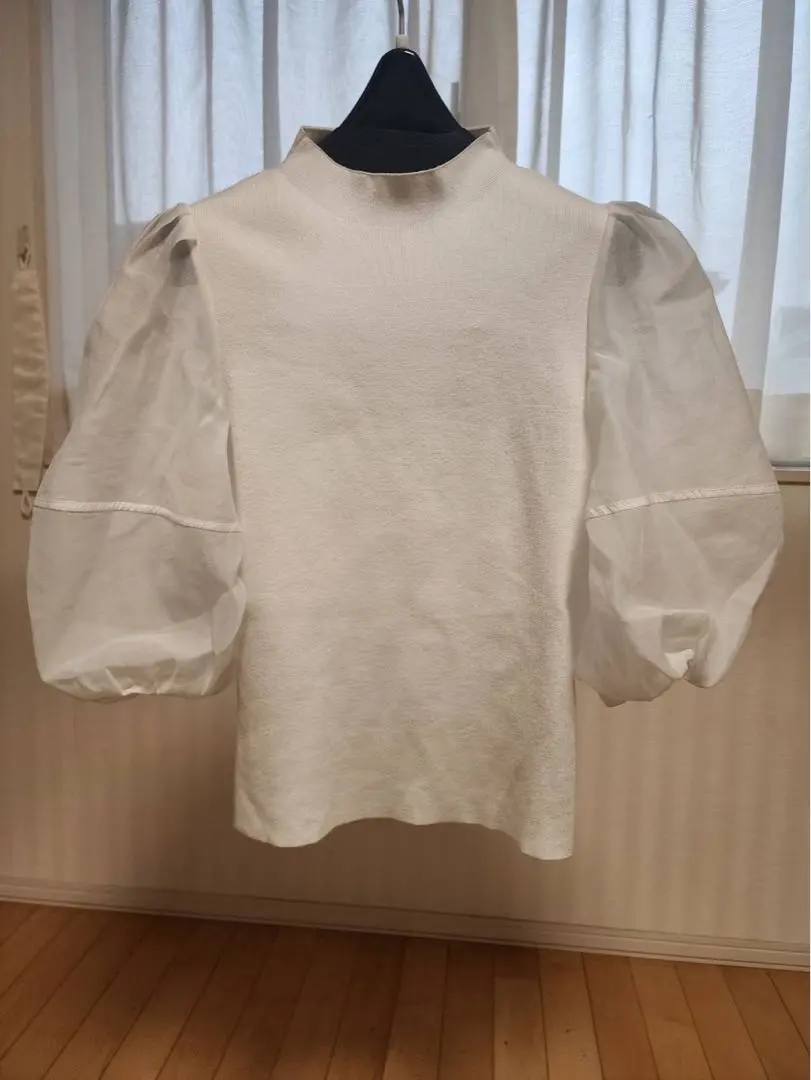 Thumbnail of FRAY I.D Sheer Sleeve Knit