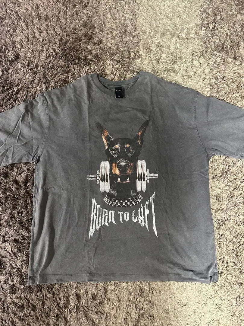 LYFT ドーベルマン VINTAGE T GREY Size:M Vintage Dog Graphic Big T-Shirt - D.Grey – LÝFT