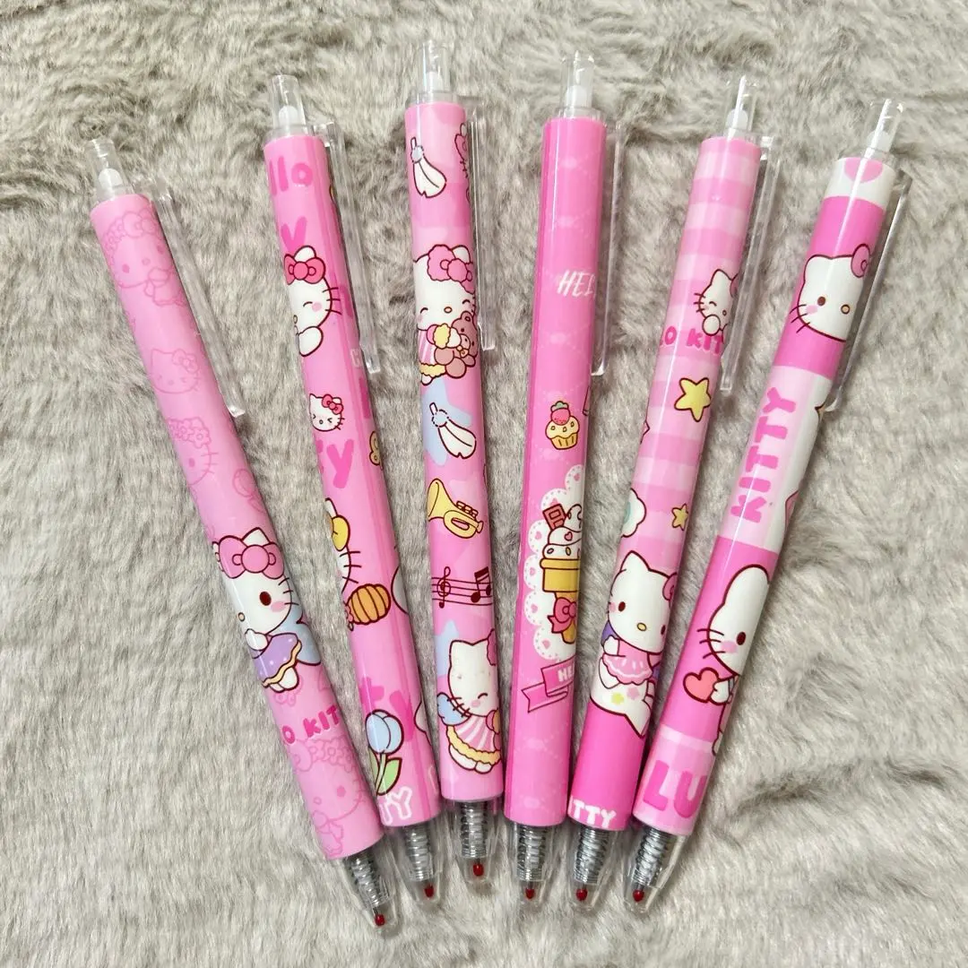 Thumbnail of Hello Kitty Ballpoint Pens - Set of 6 - Kitty Ballpoint Pens