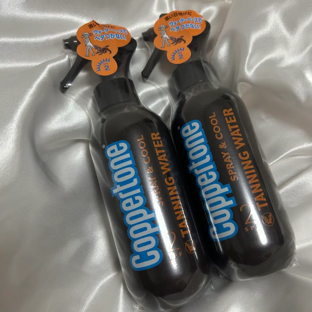 新品Coppertoneスプレー＆クール タンニングウォーター 200mL✖️2本 新品Coppertoneスプレー＆クール タンニングウォーター 200mL