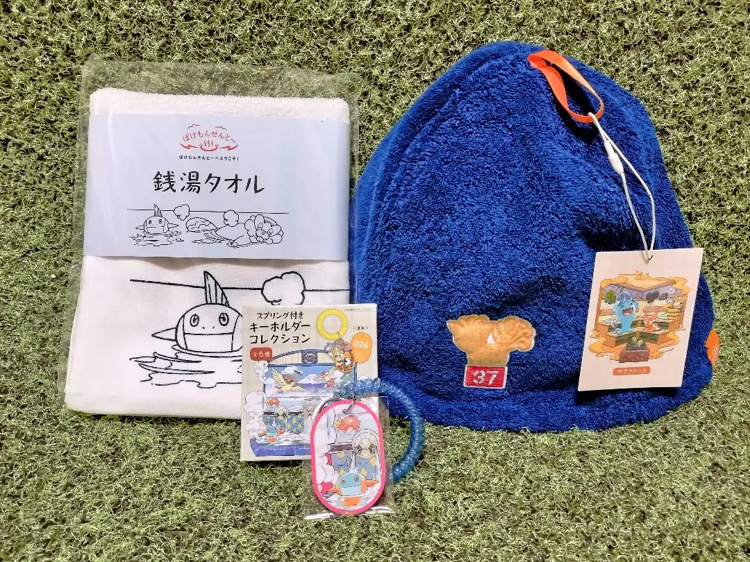 ポケモン - ぽけもんせんと〜　サウナハット　スプリングキーホルダー　巾着 ぽけもんせんと〜サウナハットスプリングキーホルダー巾着