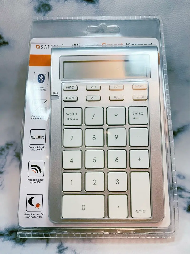 Amazon | Satechi ワイヤレス スマート テンキー 26キー 電卓