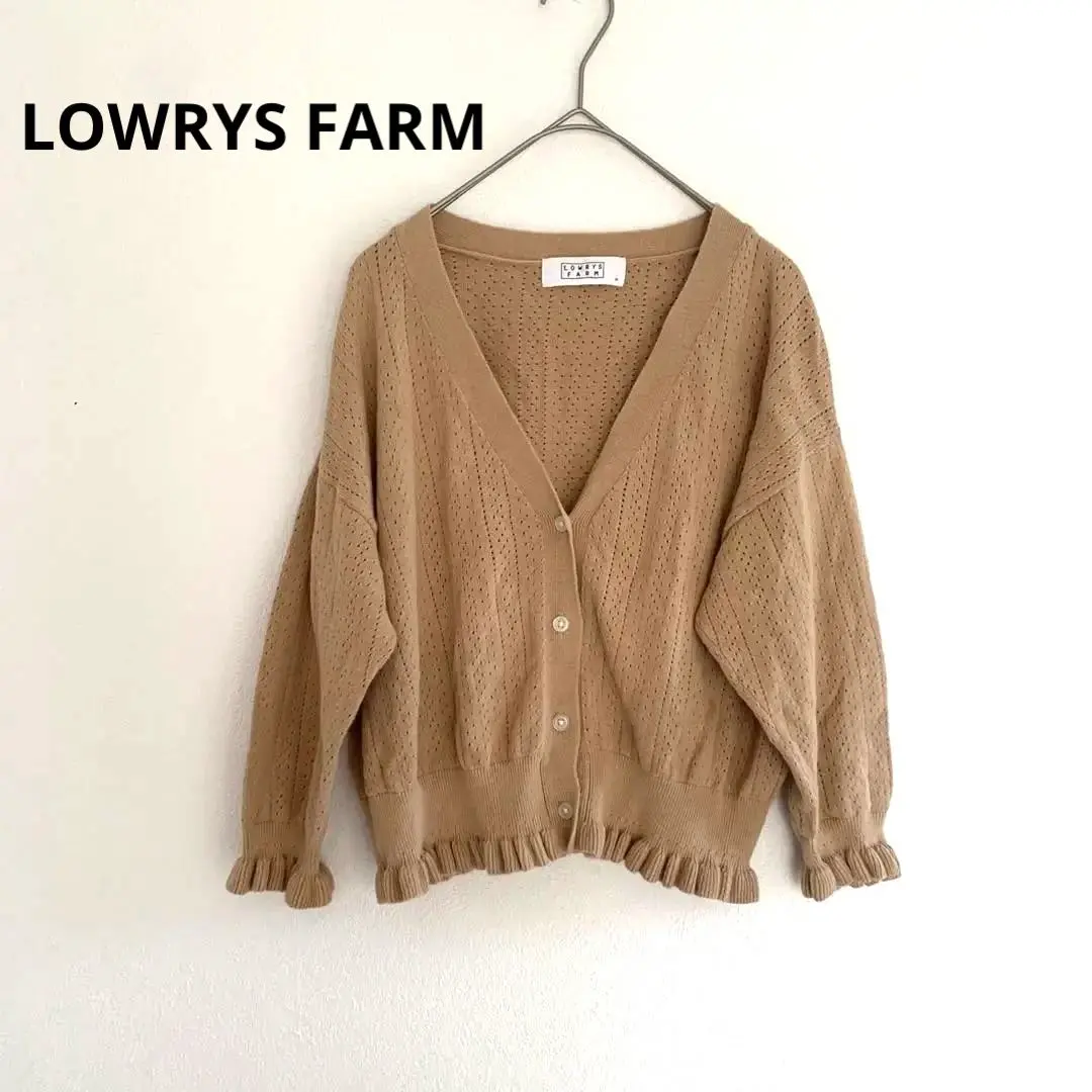 LOWRYS FARM 針織衫 七分袖 簡約百搭 M a801⑫ 的縮圖