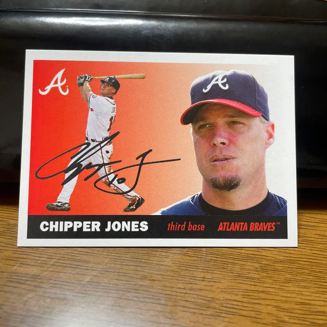 TOPPS chrome Black  チッパー ジョーンズ　直筆サイン　/50 TOPPS chrome Black チッパー ジョーンズ 直筆サイン /50