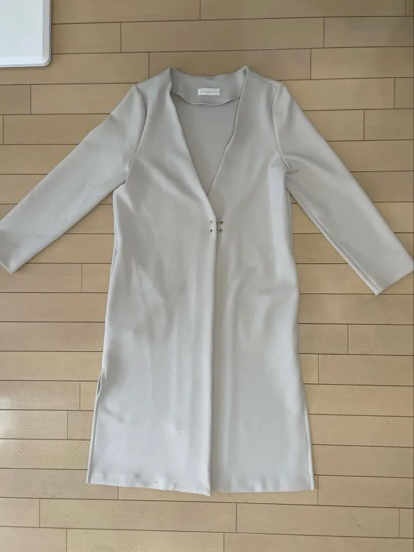 Thumbnail of 12 Twelve Agenda Light Beige Collarless Coat