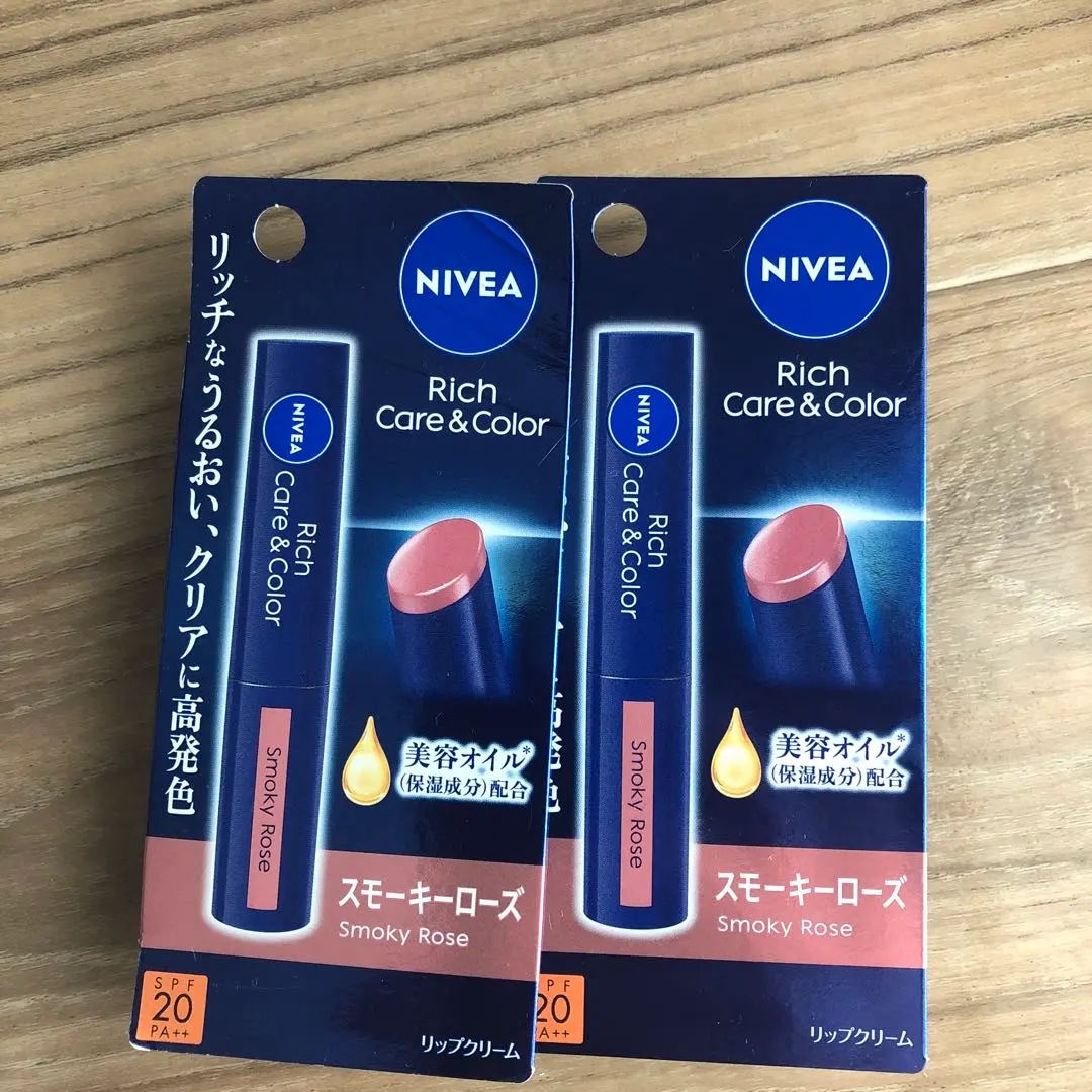 Thumbnail of NIVEA Rich Care & Color Lip Smoky Rose, 2 pieces, New