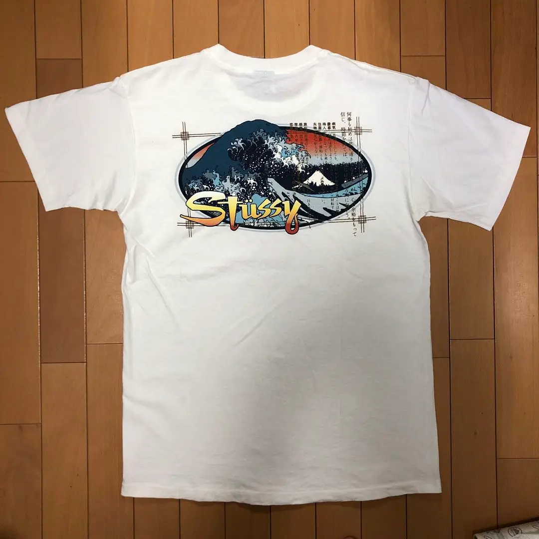 【ボロの美学】Stussyオールドステューシー 葛飾北斎 富嶽百景 Tシャツ ボロの美学】Stussyオールドステューシー 葛飾北斎 富嶽百景 Tシャツ