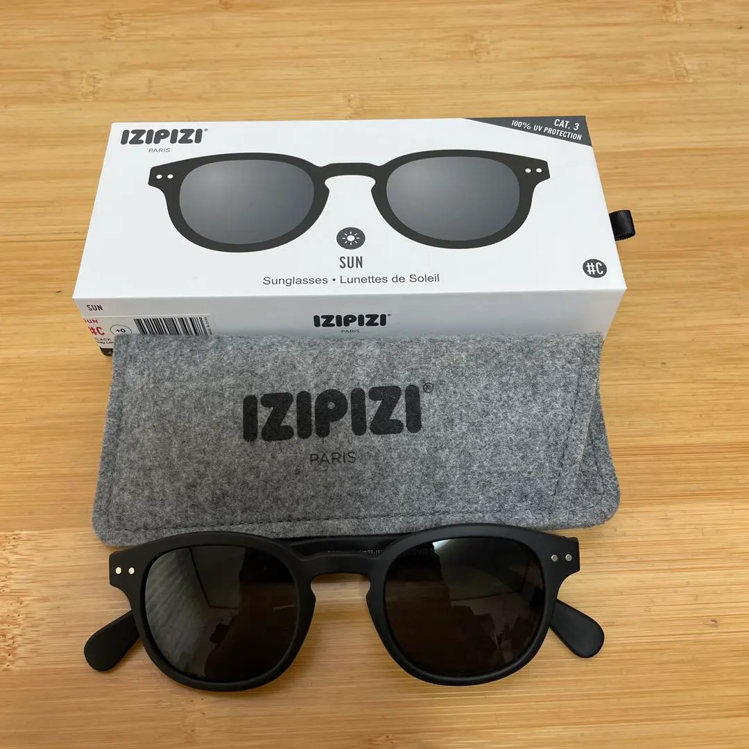Thumbnail of IZIPIZI SUN Black Sunglasses