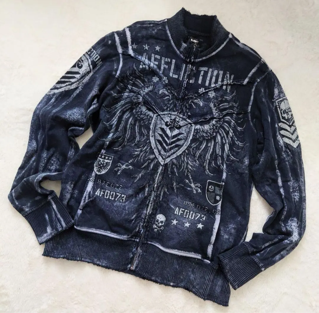 【超貴重】★Affliction レザーライダース　2XL 限定版 #1612 超貴重】☆Affliction レザーライダース 2XL 限定版 #1612