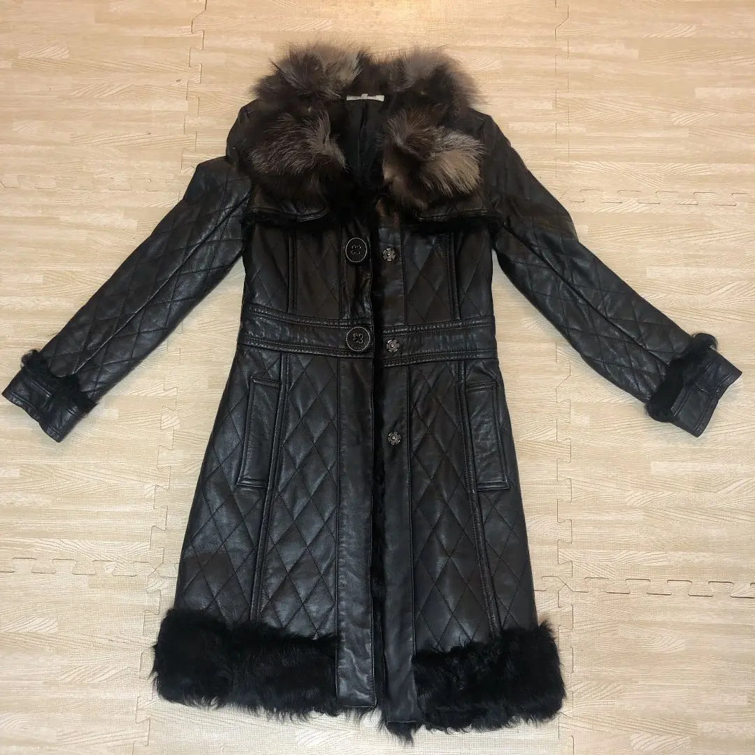 ★美品★MORGAN モーガン リアルラビットブルーフォックス ジャケット 36 2025年最新】Morgan レディース 毛皮・ファーコートの人気