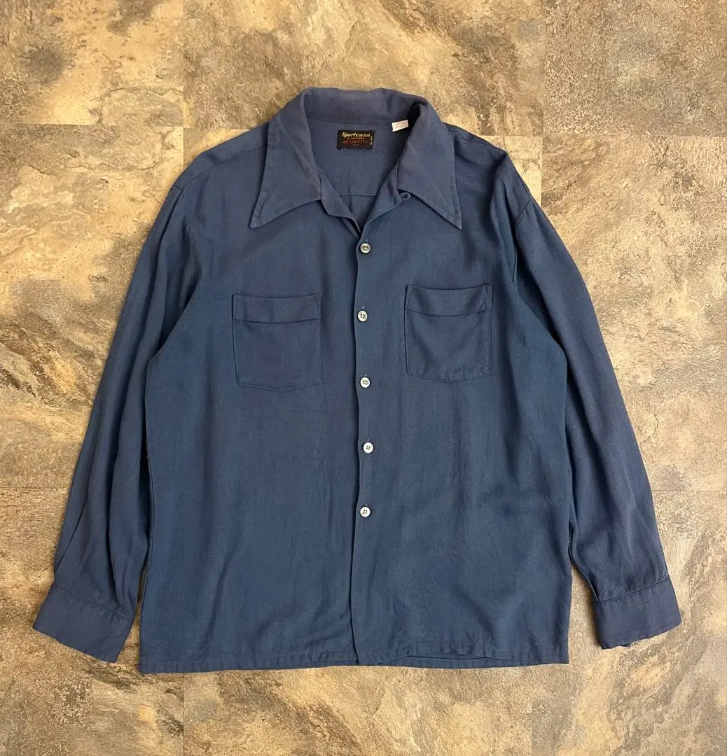 ち*様 ✅️ Sports man ビンテージ 60s レーヨン シャツ 半袖シ 1950's - 1960's 