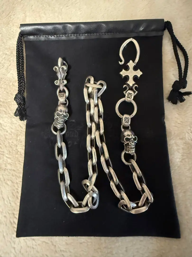 ラウドスタイルデザイン　ウォレットチェーン ネックレス ブレスレット シルバー ラウドスタイルデザイン ウォレットチェーン （ラウドスタイル