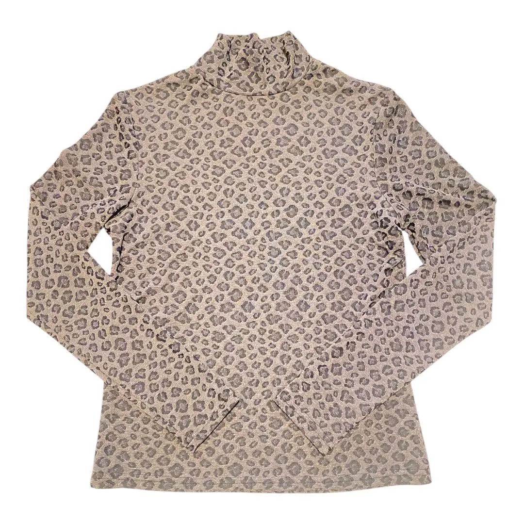 Thumbnail of Used clothing MAURICES S size turtleneck leopard print unique American vintage