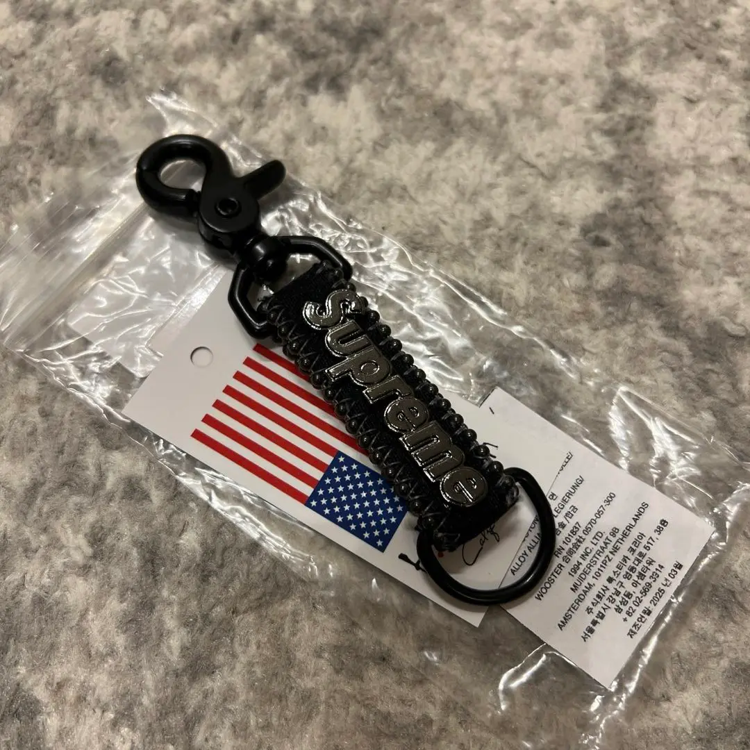 Supreme x b.b. Simon Denim Keychain 黒　新品 Spring/Summer 2025 Preview – Supreme