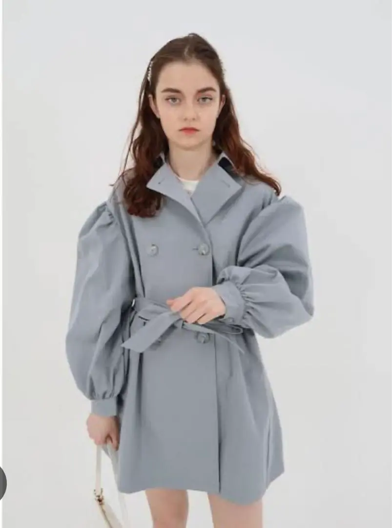 arm volume mini trench coat ivory | épine
