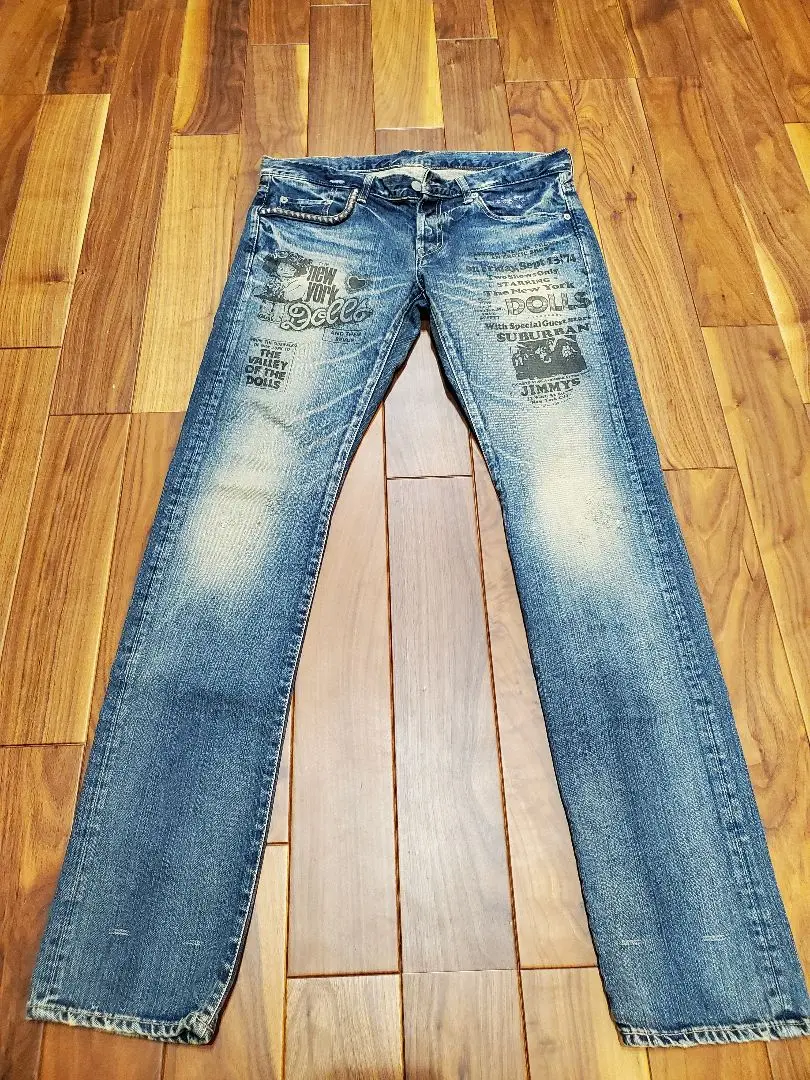 HYSTERIC GLAMOUR × NEW YORK DOLLS denim pants | NOIR ONLINE