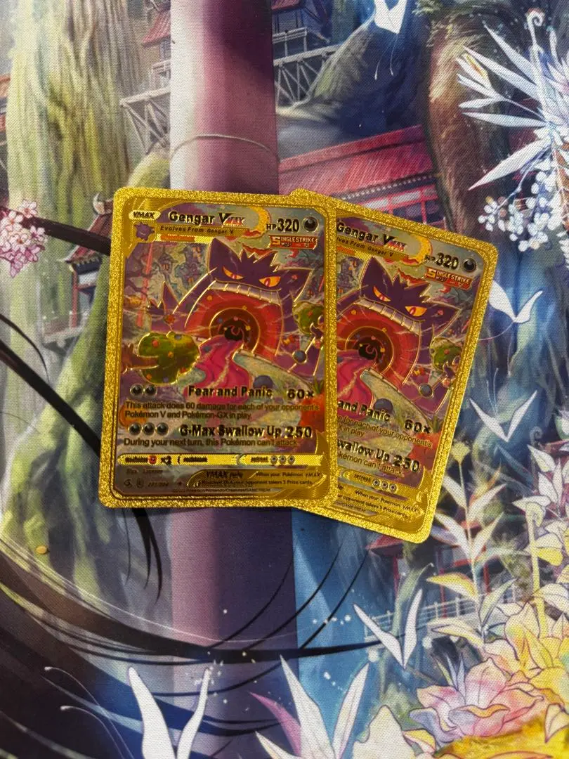 ゲンガーvmax プレイマット ポケモンカード キョダイマックス 海外限定 英語 ポケモンカード 2022 TEAM CHALLENGE キョダイマックス ゲンガー