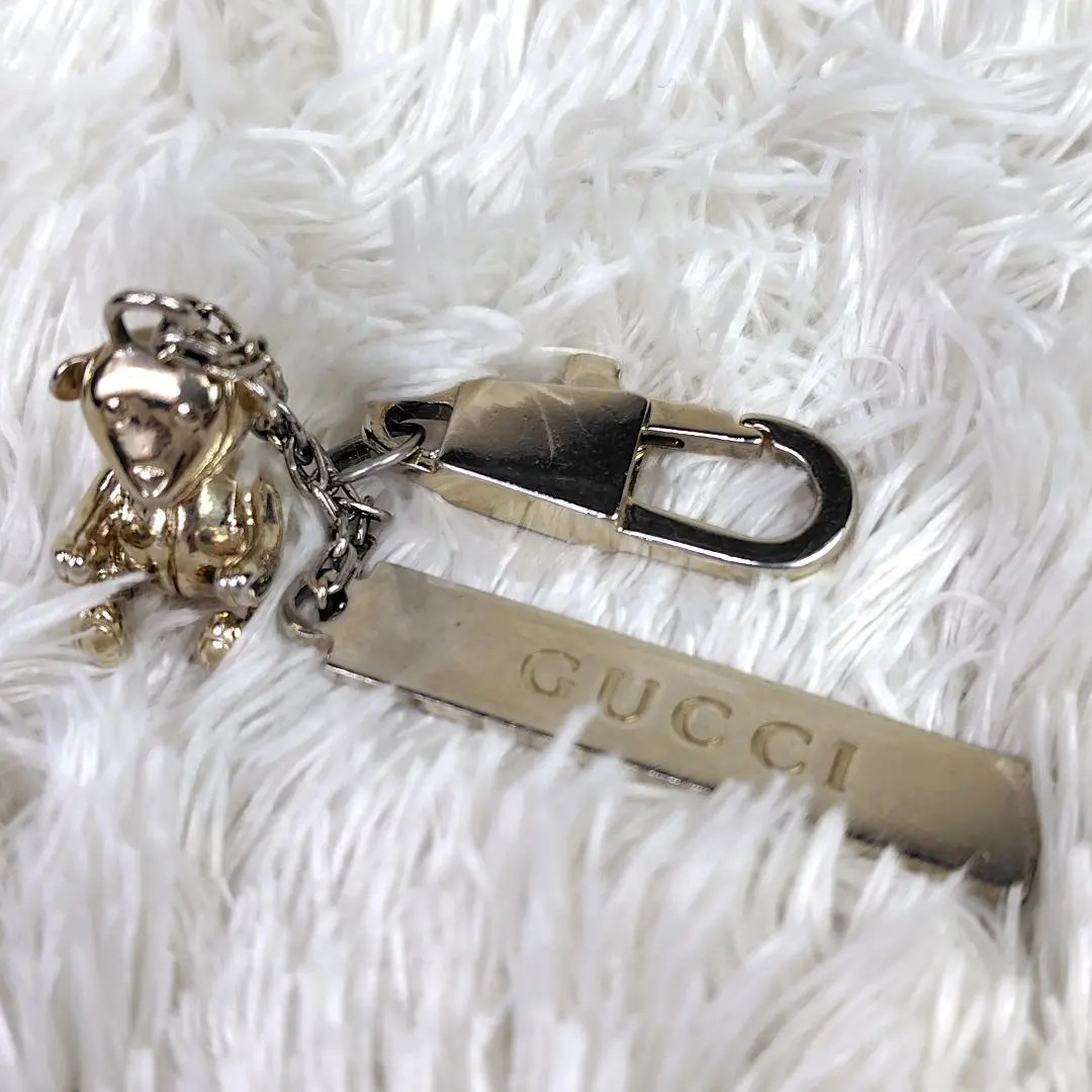 【未使用に近い】 GUCCI グッチ キーホルダー クマ 熊 未使用に近い】 GUCCI グッチ キーホルダー クマ 熊