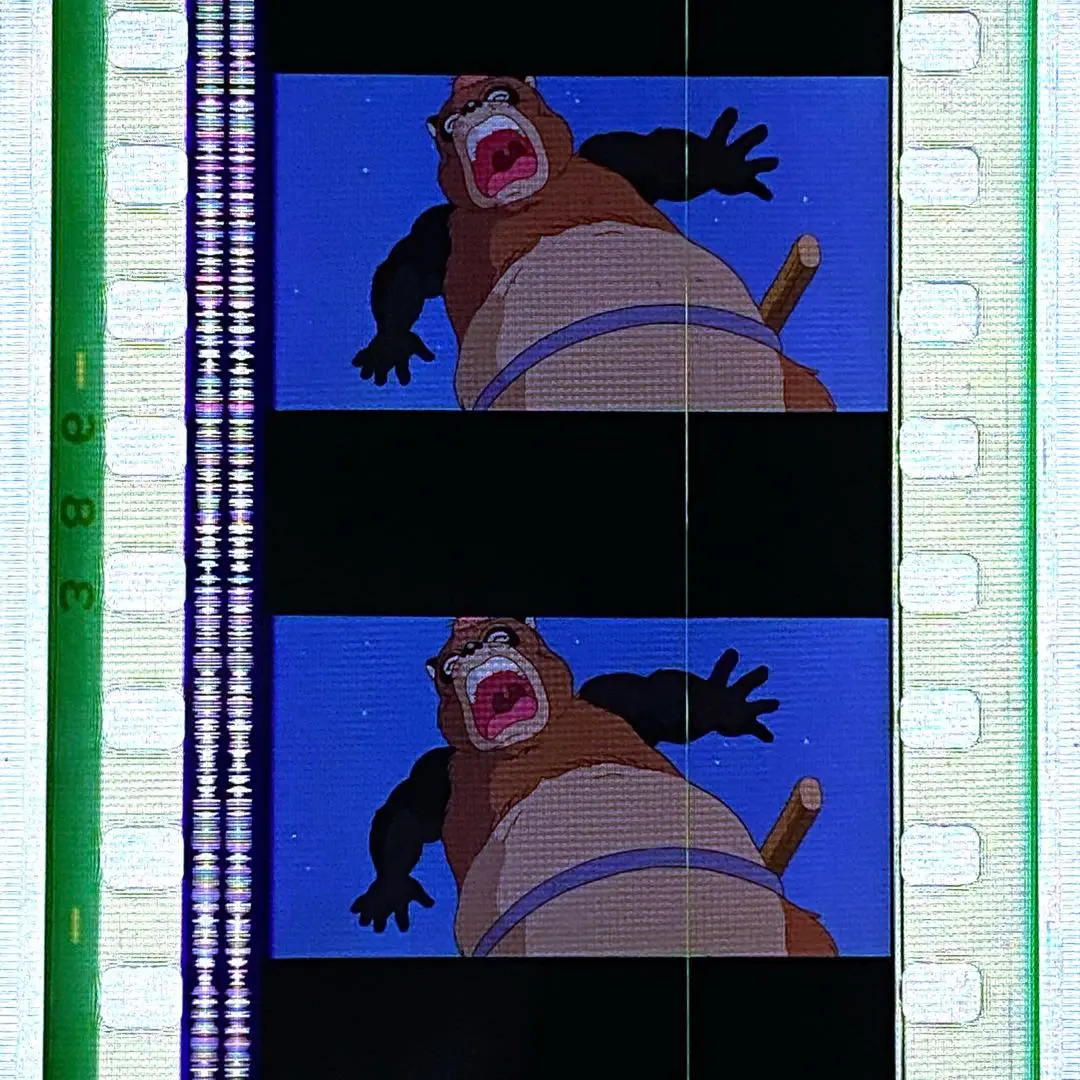 2.平成狸合戦ぽんぽこ ジブリ美術館 フィルムブックマーカー ジブリ美術館チケット 平成狸合戦ぽんぽこ フィルム付 たぬき