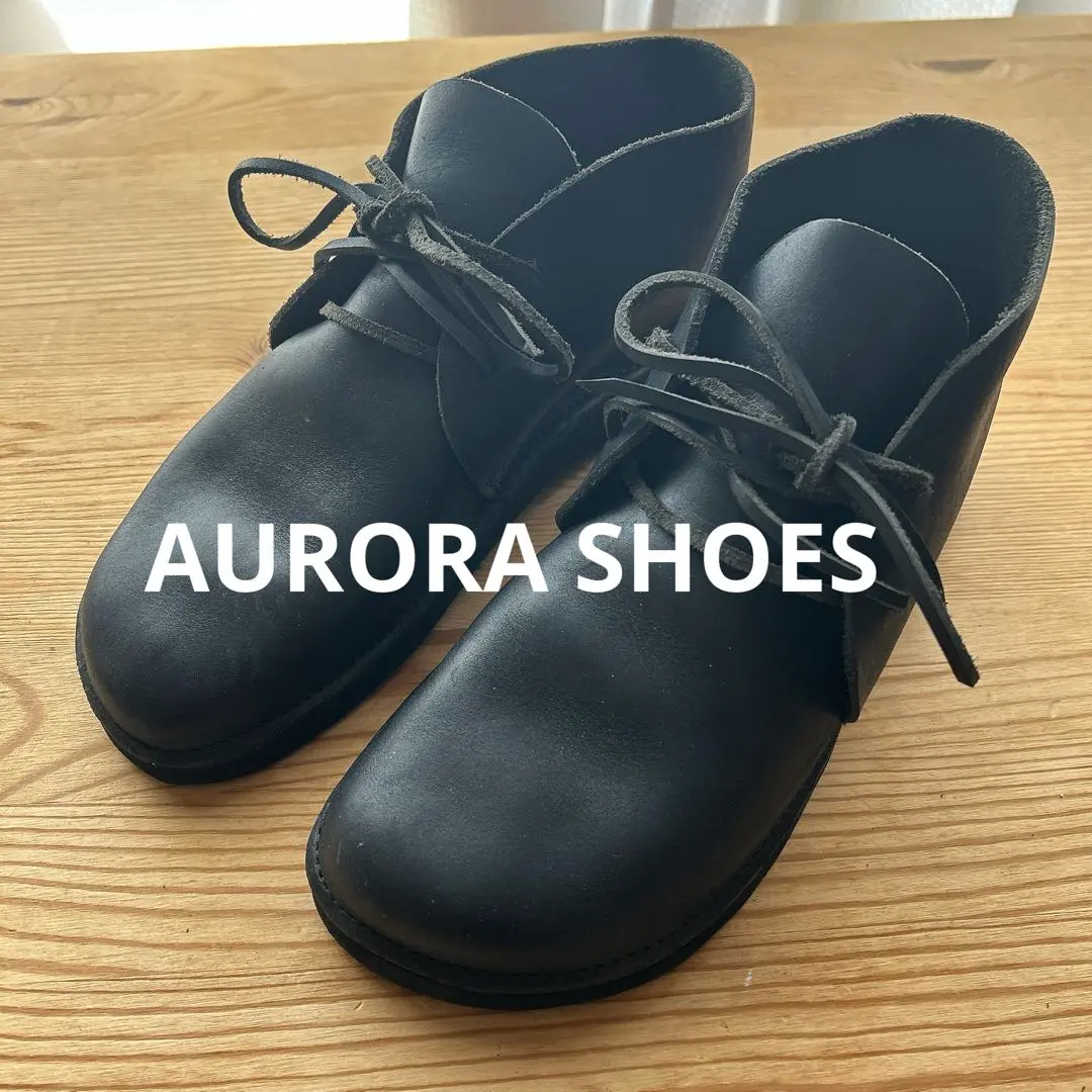 未使用級⭐️オーロラシューズ　ノースパシフィック　チャッカブーツ　vibram MEN'S NORTH PACIFIC (BLACK) / AURORA SHOES | e-