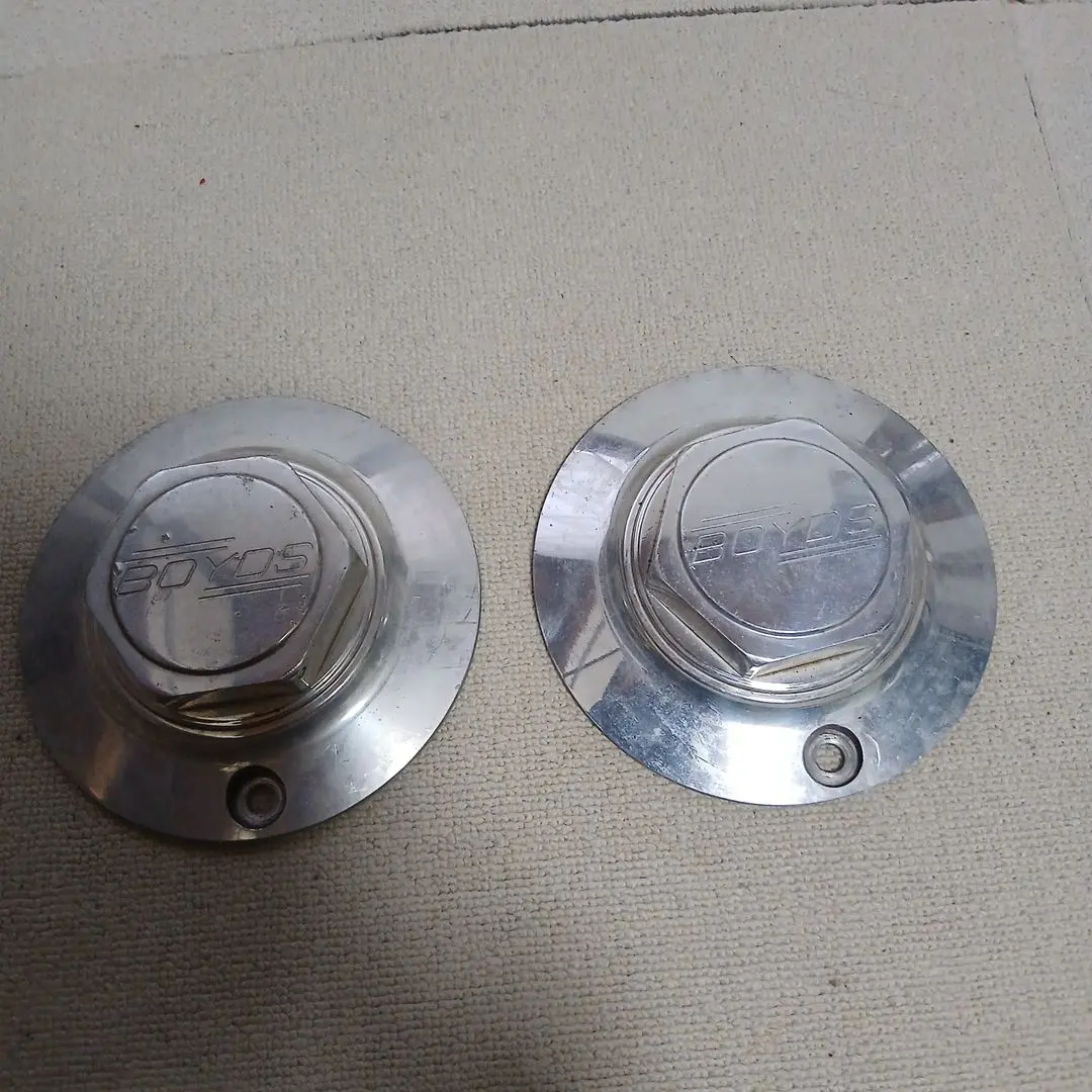 BOYDS ボイド ビレット ホイール センター キャップ GOOD USED USDM  4枚 BOYDS ボイド ビレット 社外 中古 ホイール センターキャップ