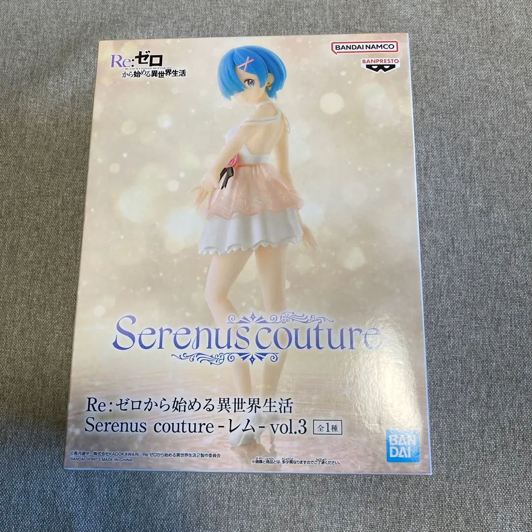Re:ゼロから始める異世界生活 ビジュアルコンプリート vol.3 Rem レム Re:ゼロから始める異世界生活 Serenus couture-レム-vol.3｜商品