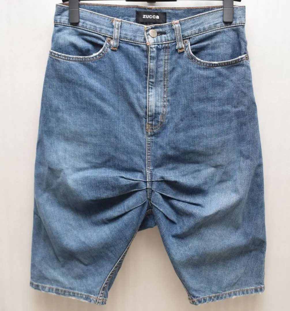 新品！zucca ズッカ 変形パンツ サルエル ネイビー М Yahoo!オークション - ズッカ ZUCCa サルエルデニムパンツ M