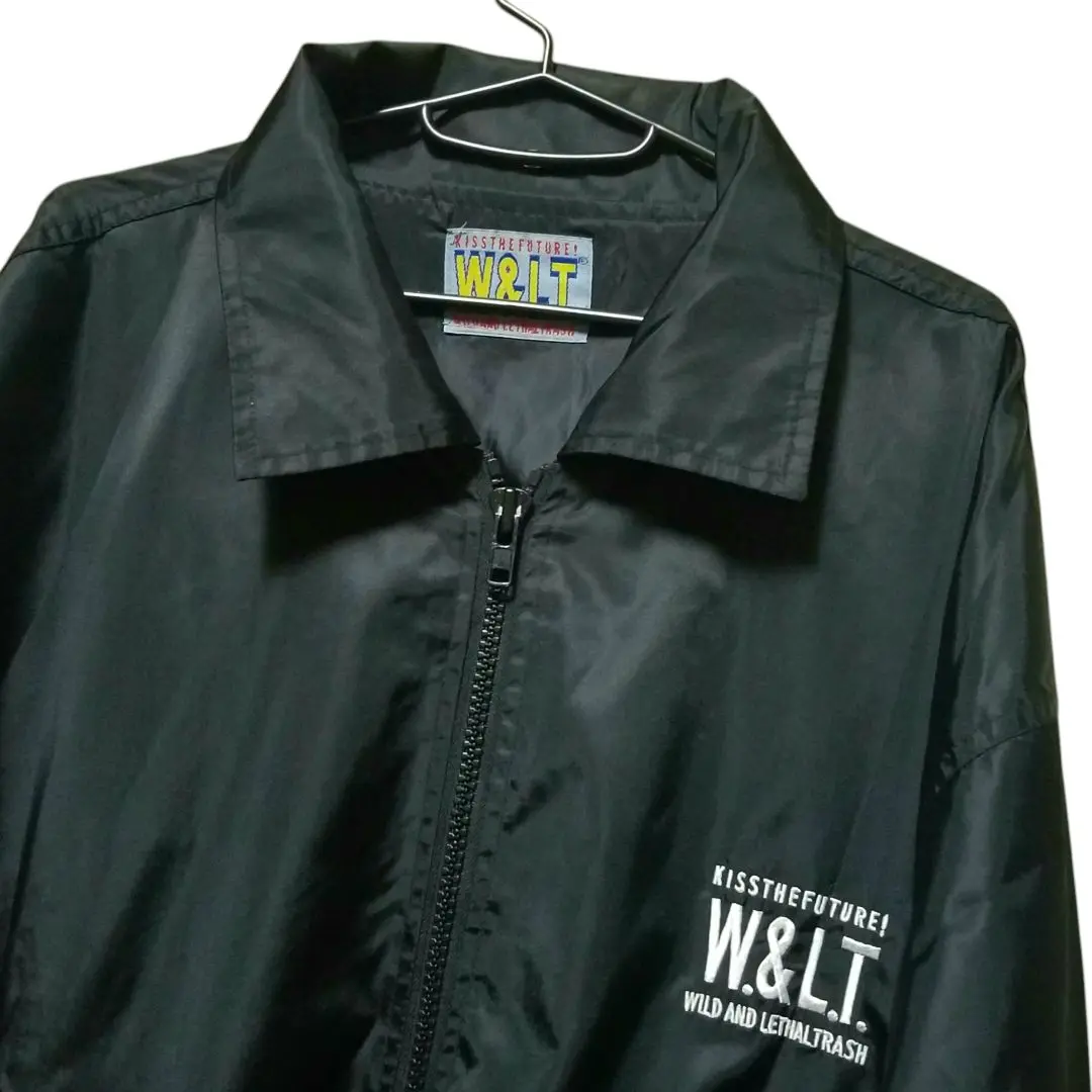W&LT ブラック ナイロンジャケット　ウォルターヴァンヴェイレンドンク Walter Van Beirendonck（ウォルターヴァンベイレンドンク