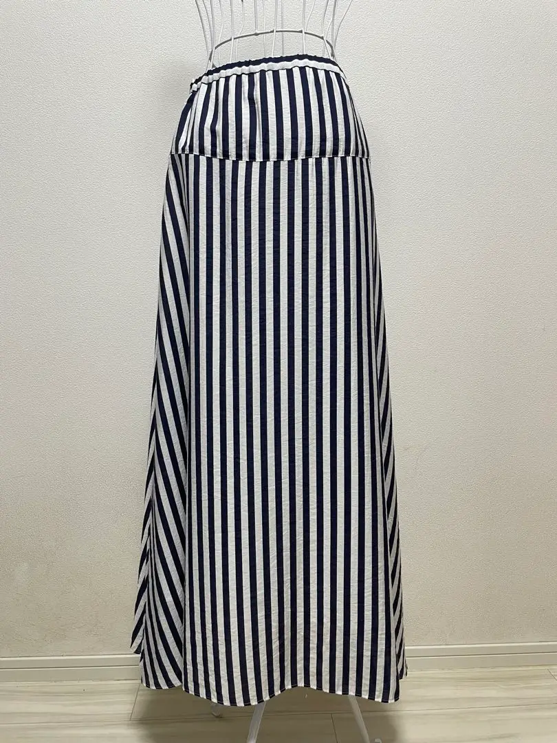 MARGAUX 新品グリーン ロングスカート Fサイズ ポケット付き