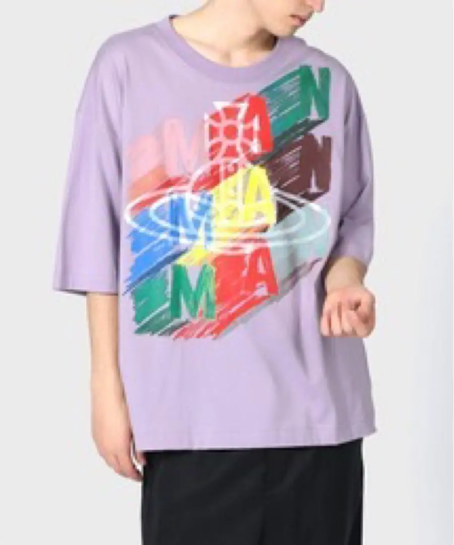 タグ付き品　ヴィヴィアンウエストウッド　ビッグシルエットTシャツ　オーブ　変形 タグ付き品 ヴィヴィアンウエストウッド ビッグシルエットT