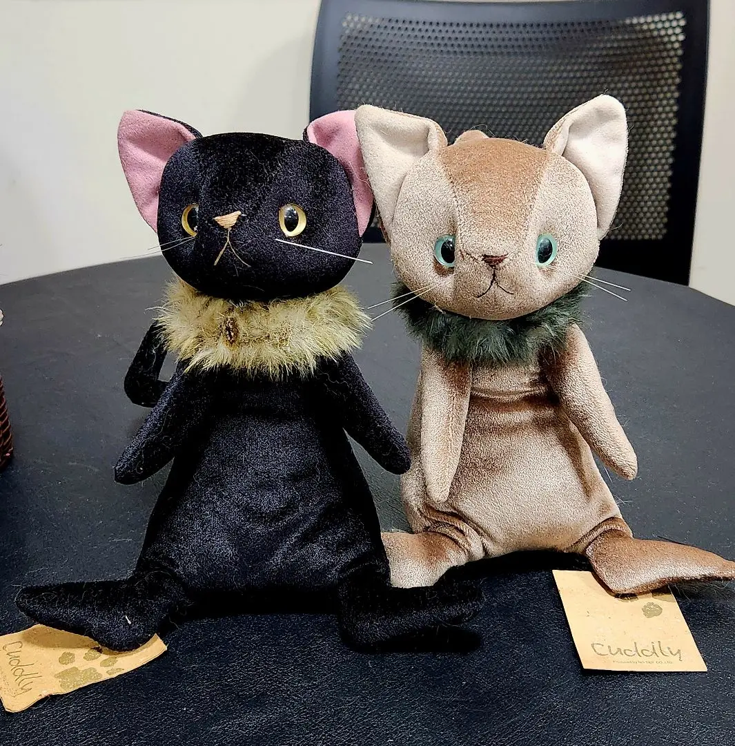 ぬいぐるみ　猫　ねこ　カドリー　ブラッド　タグ付き　美品❣️ タグ付き】カドリー cuddly 勘太 ぬいぐるみ 猫 kanta - メルカリ