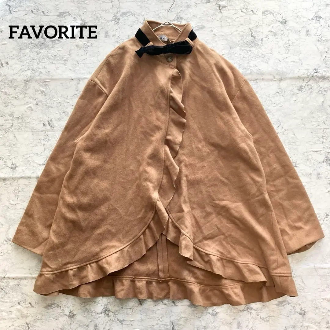 新品タグ付　Favorite ポンチョ　ジャケット　変形　振袖風　チャイナ風 新品タグ付 Favorite ポンチョ ジャケット 変形 振袖風 チャイナ風