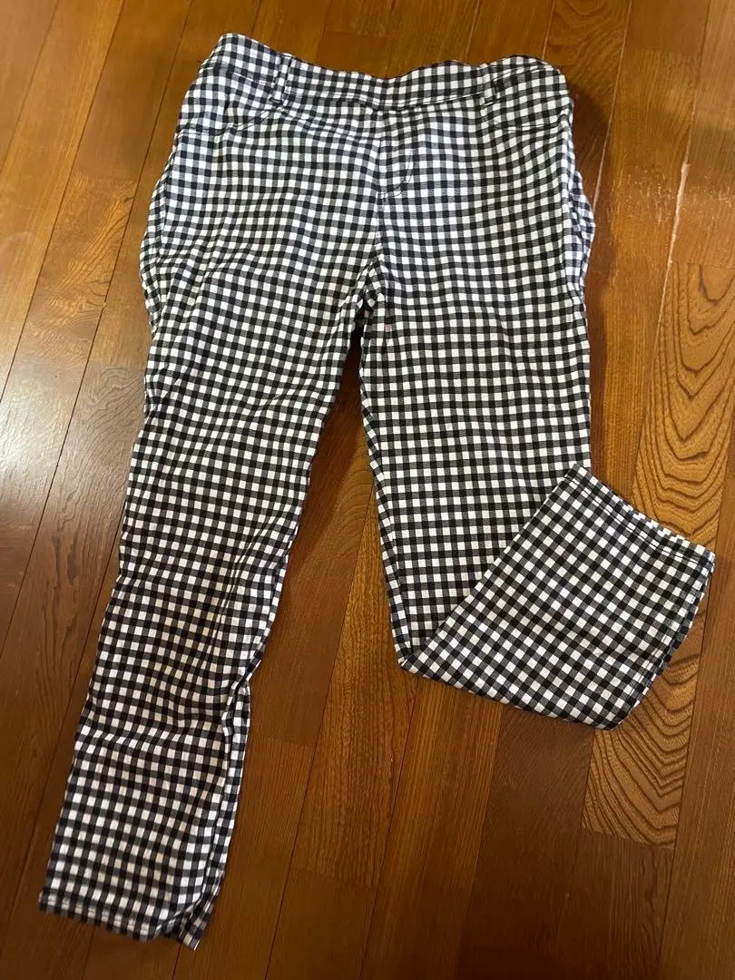 Thumbnail of Gingham check skinny pants