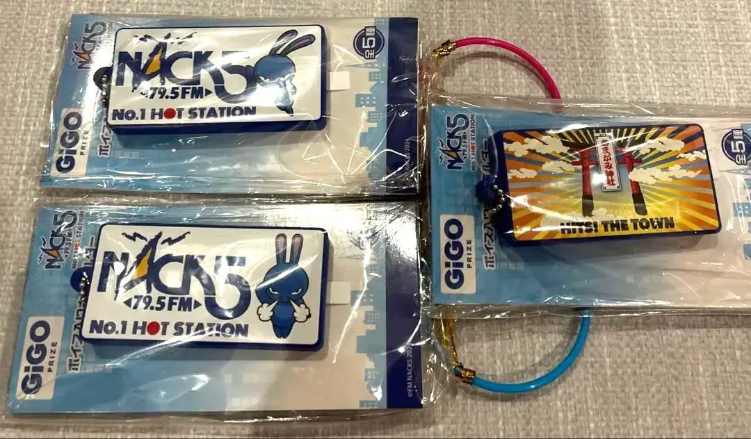 NACK5 ボイスキーホルダー　あまがみさま　GIGO限定　2点セット NACK5 ボイス入りキーホルダー あまがみさま あまがみ神社 2点