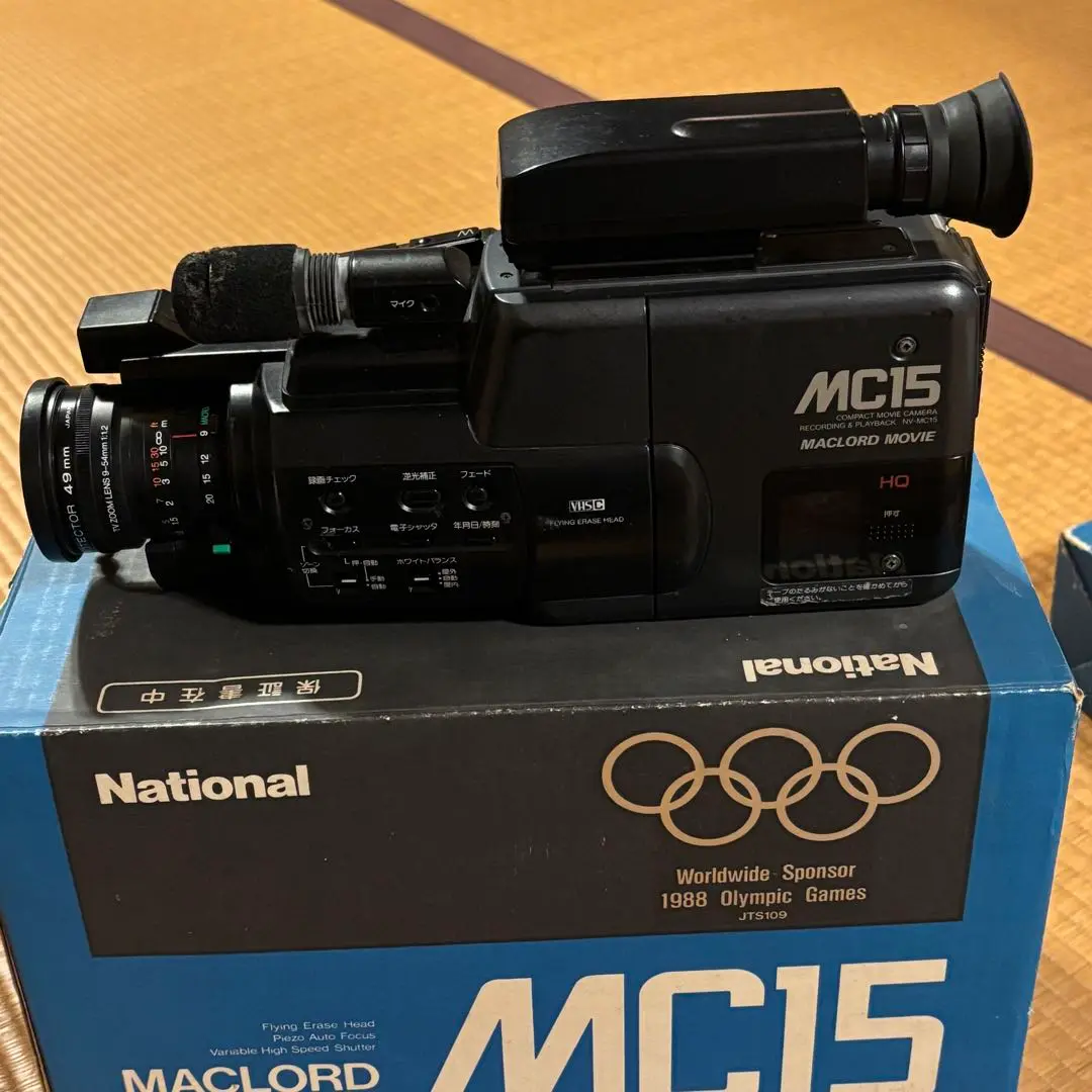 マックロードムービーAG-420 業務用ビデオカメラ S-VHS ナショナル VHSカメラ マックロードムービーNV-M3 ジャンク品