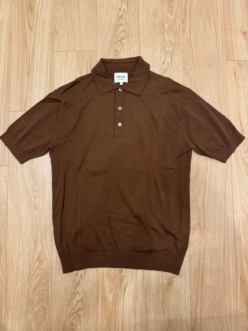 【美品】ビショップ購入MORRIS & SONS 半袖ニットポロ 2025年最新】モリスアンドサンズ ポロシャツの人気アイテム