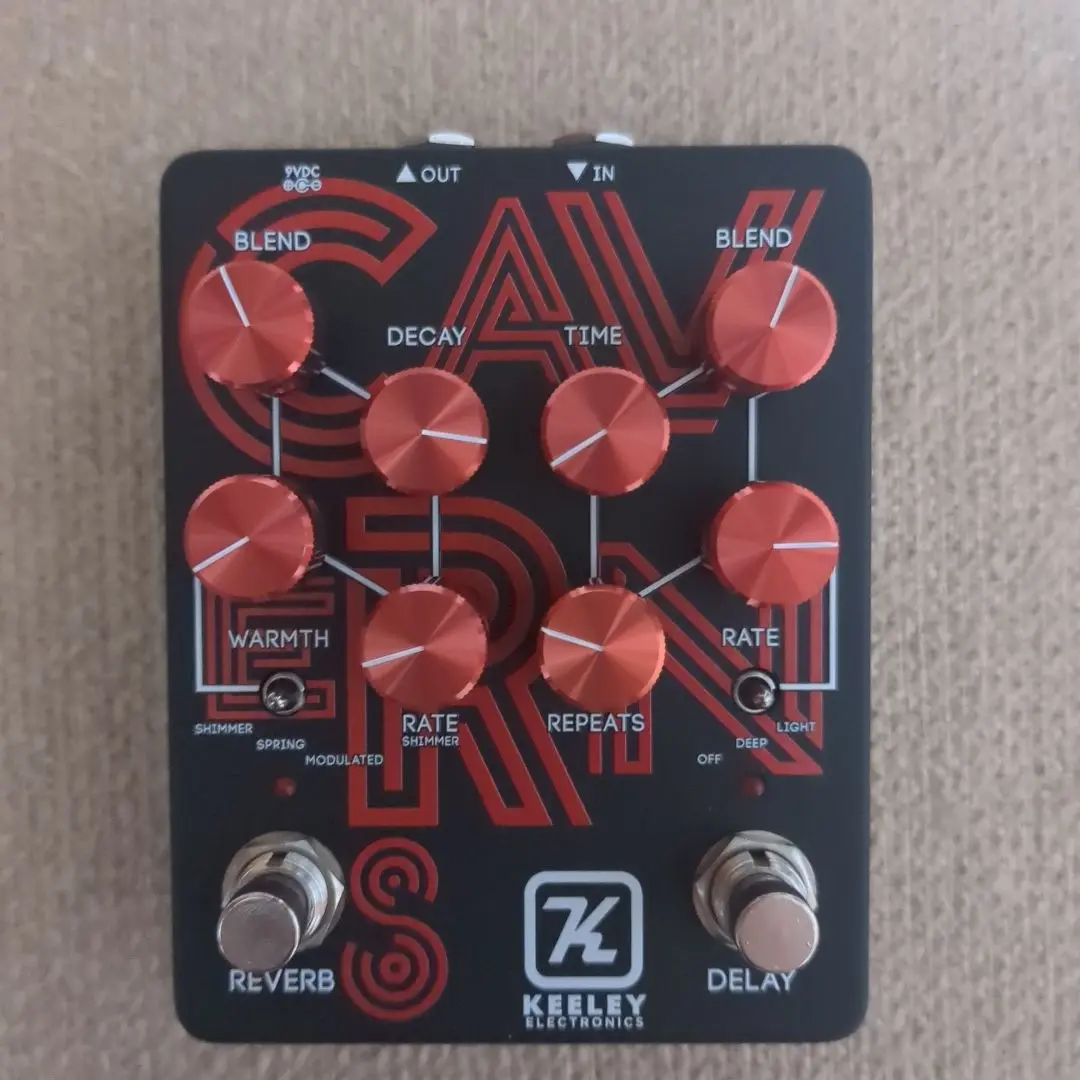 Keeley CAVERNS ギターエフェクター keeley Caverns Delay Reverb V2（キーリー）ディレイ リバーブ