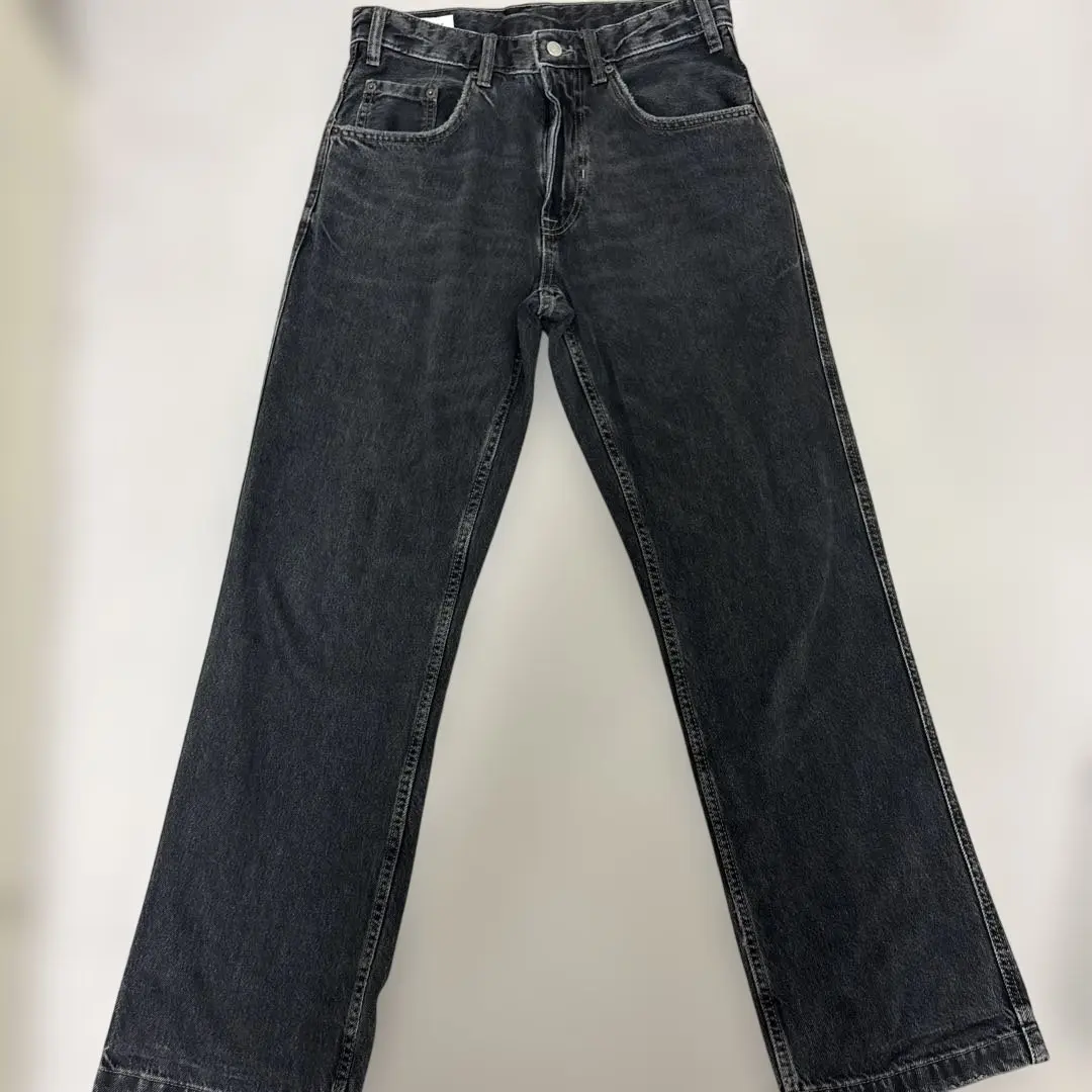 Thumbnail of Dark gray straight jeans
