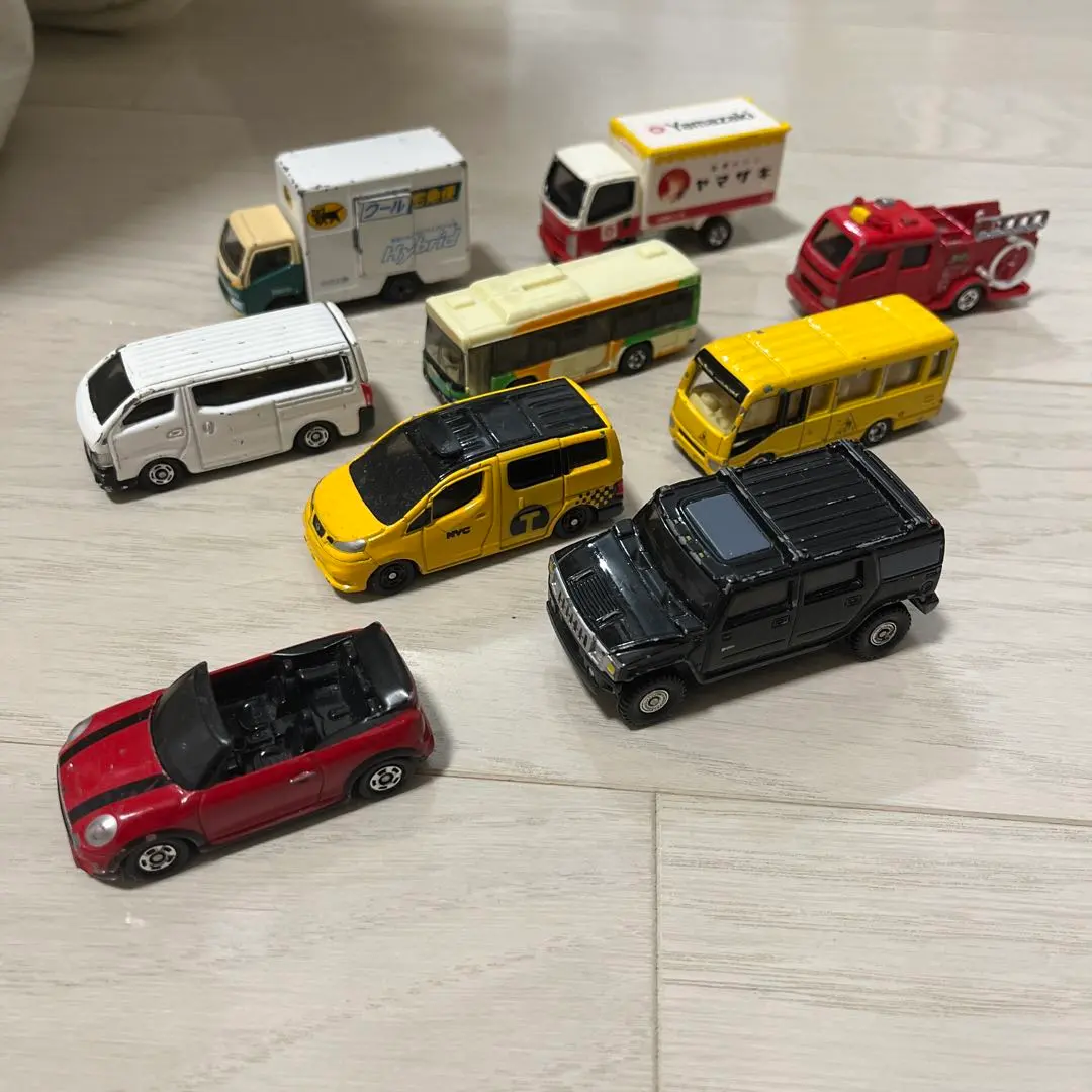 Thumbnail of Tomica diecast car set of 9