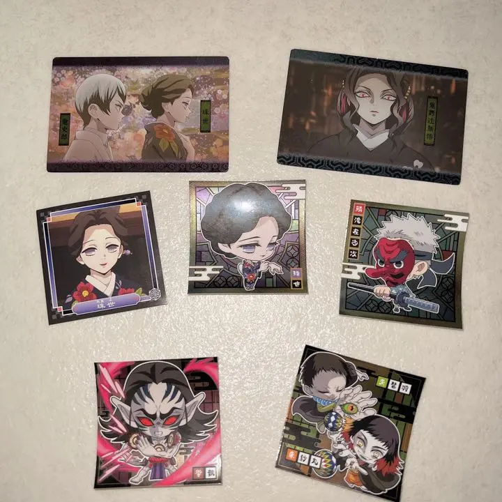 Thumbnail of Demon Slayer: Kimetsu no Yaiba, Muzan Kibutsuji, Sakonji Urokodaki, Tamayo, Yushiro, Kyogai, Seal Card