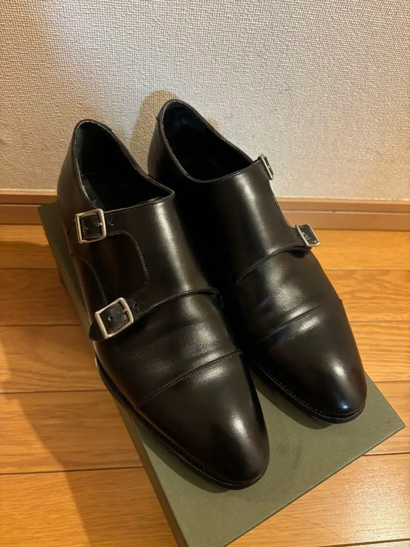 Meccariello メッカリエッロ　極美品ストレートチップブラック　71/2 JALAN SRIWIJAYA ストレートチップ 98321 BLACK CALF - float