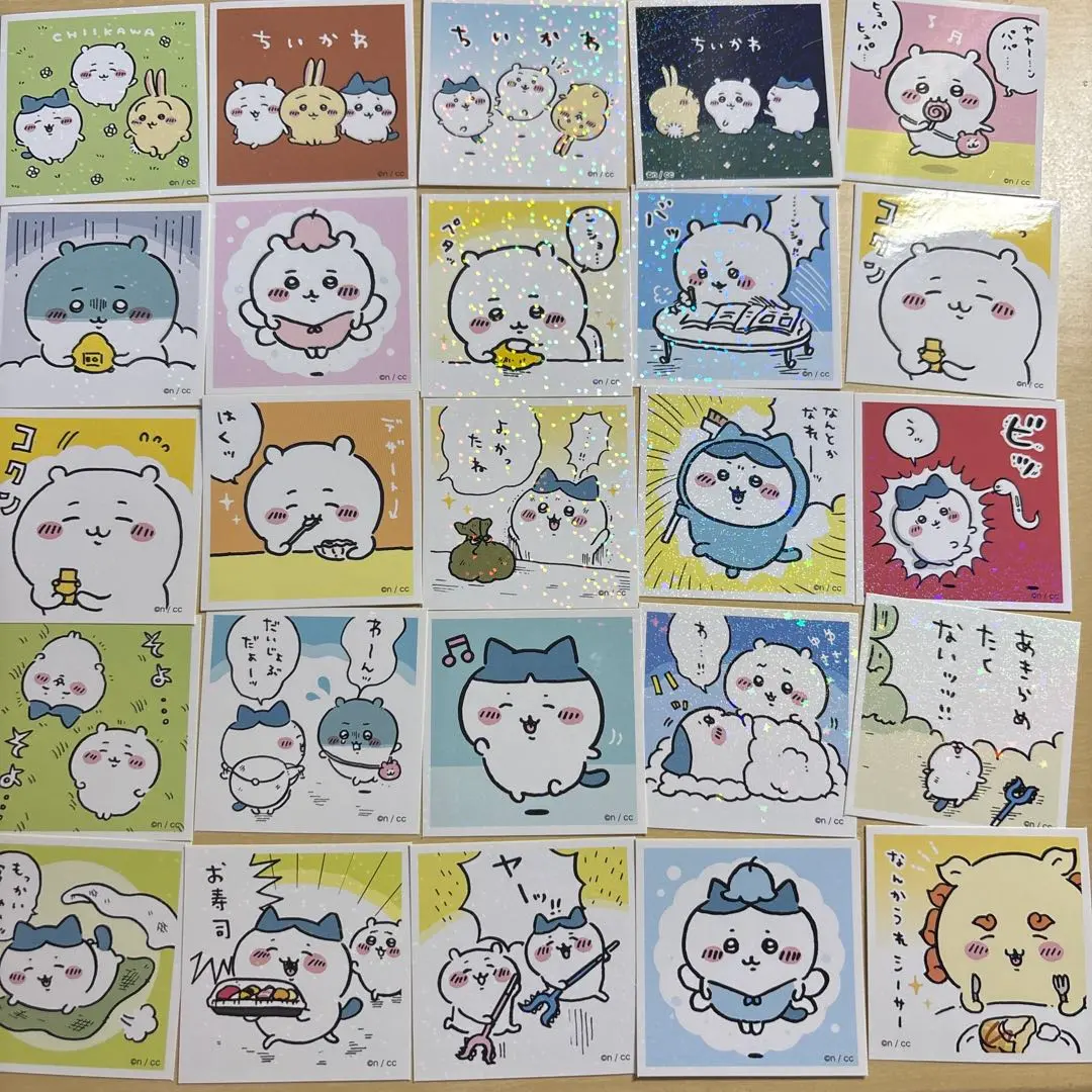 吉伊卡哇 貼紙 總匯 八割兔 小兔 鼯鼠 栗饅頭 的縮圖