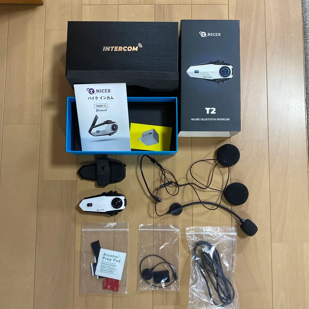 楽天市場】TNICER バイク インカム T2インカム Bluetooth5.2