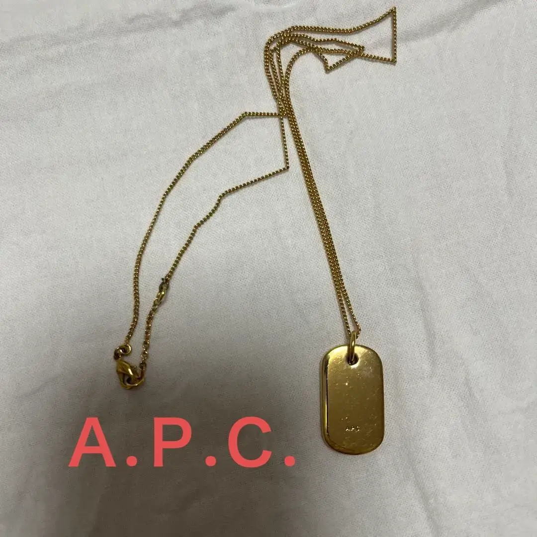 A.P.C. MEN シルバー アーペーセー メンズ ネックレス A.P.C. MEN シルバー アーペーセー メンズ ネックレス