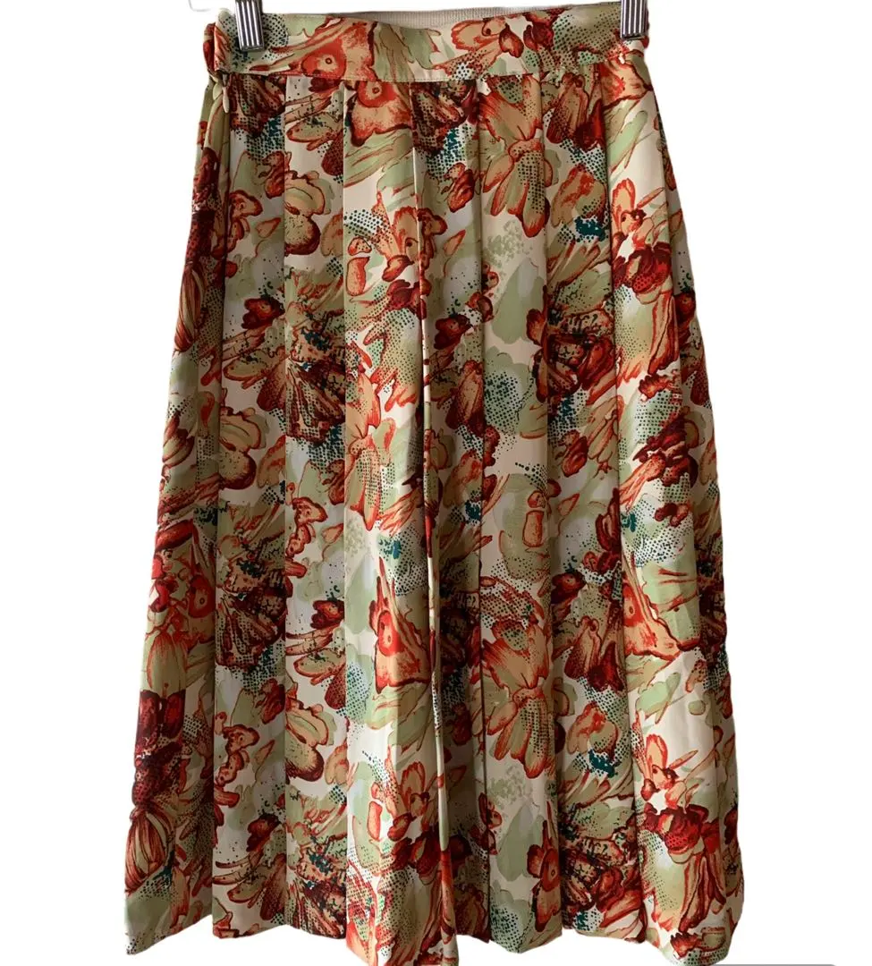Thumbnail of LEMA JOUR Floral Flare Skirt Pleated Retro