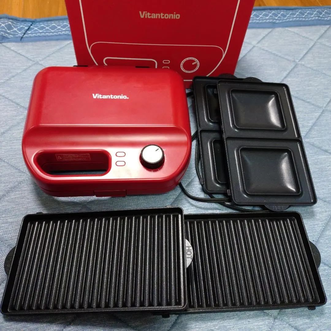 新品 未開封品 Vitantonio VWH-50-R RED ビタントニオ ワッフル＆ホットサンドベーカー VWH-50