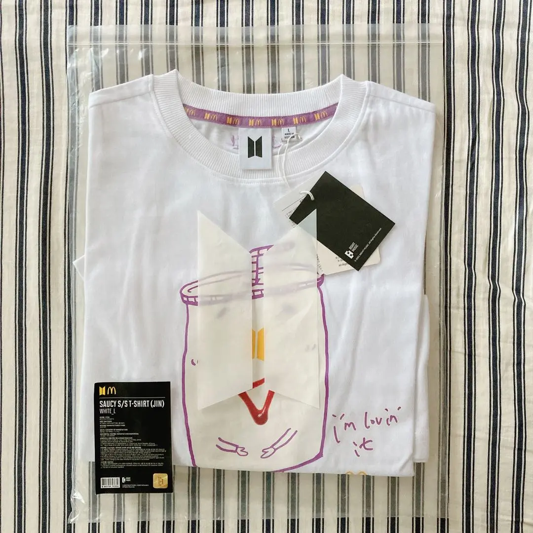 2025年最新】bts マクドナルド tシャツ vの人気アイテム - メルカリ