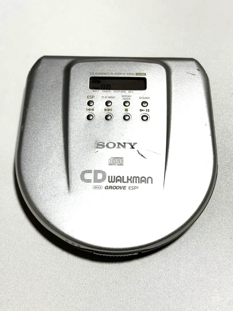 SONY CDウォークマン D-NE800_S SONY CD-Walkman D-NE800 CD Portable Player W/Remote Tested
