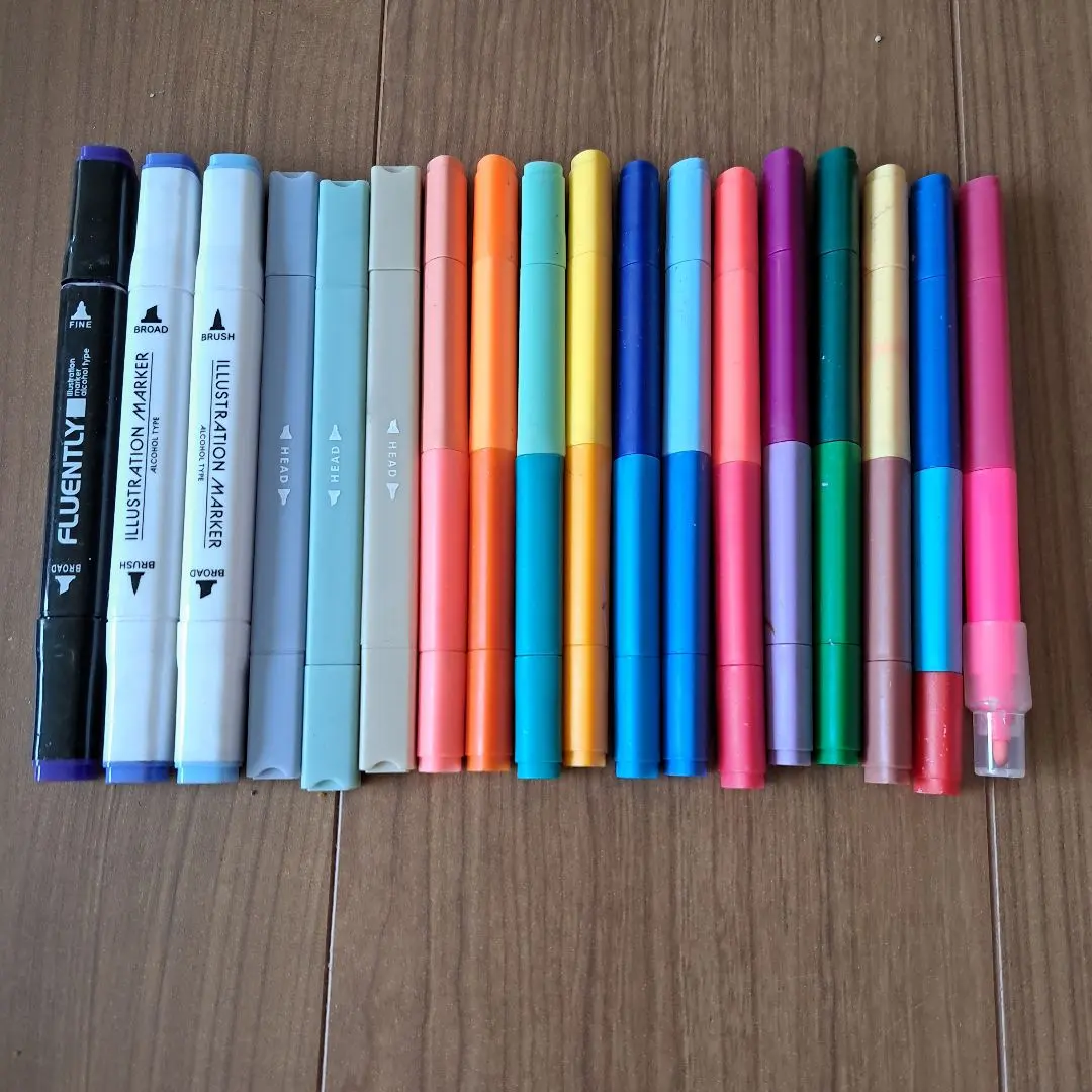 Thumbnail of 18 color pens + bonus